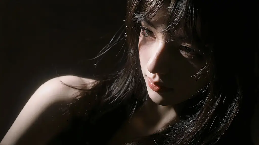 晚风枕梦 暗黑美女4k电脑壁纸-无盘系统网